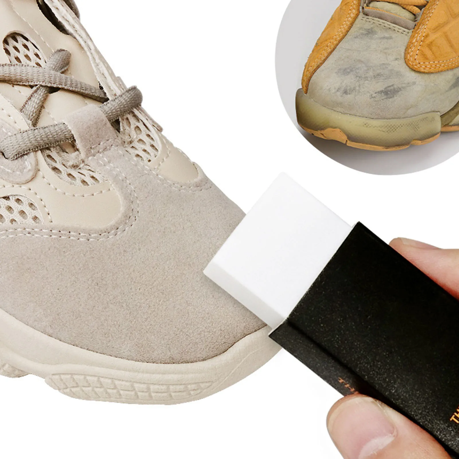 Portable Shoes Whitening Eraser No Harm to Shoes Effective Stain Removal Suitable for Casual Shoes