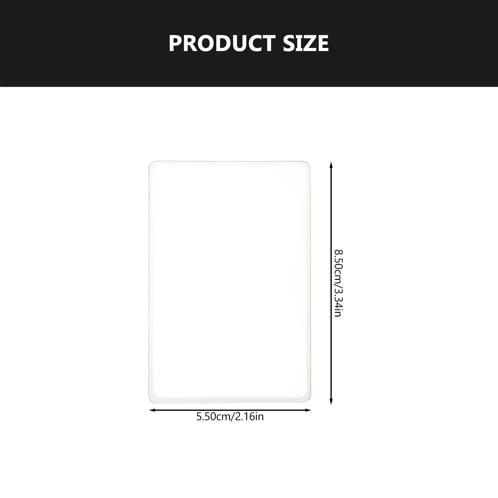 24Pcs Transparent Card Shaped Magnifying Lens Handheld Reading Magnifier Portable Pocket Size for Elderly Seniors Books