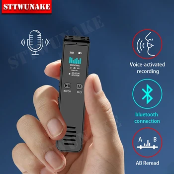 STTWUNAKE voice hidden recorder bluetooth recording active voice audio digital professional headphone USB PCM 1536 device