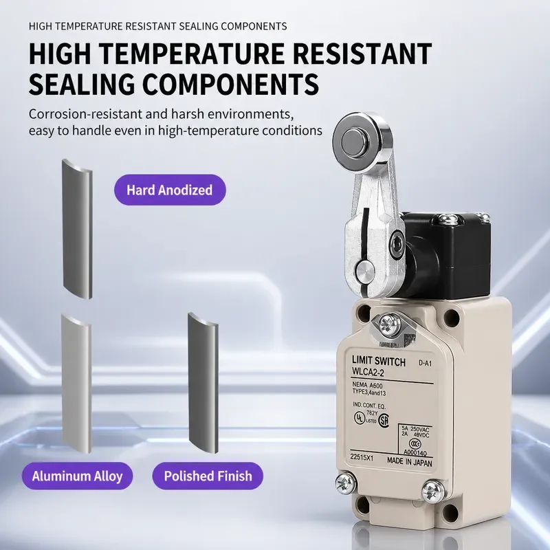 Omron Stroke Switch WLCA2-2 WLCA12-2-Q Limit Switch WLD2 High Temperature Resistant WLNJ-Q