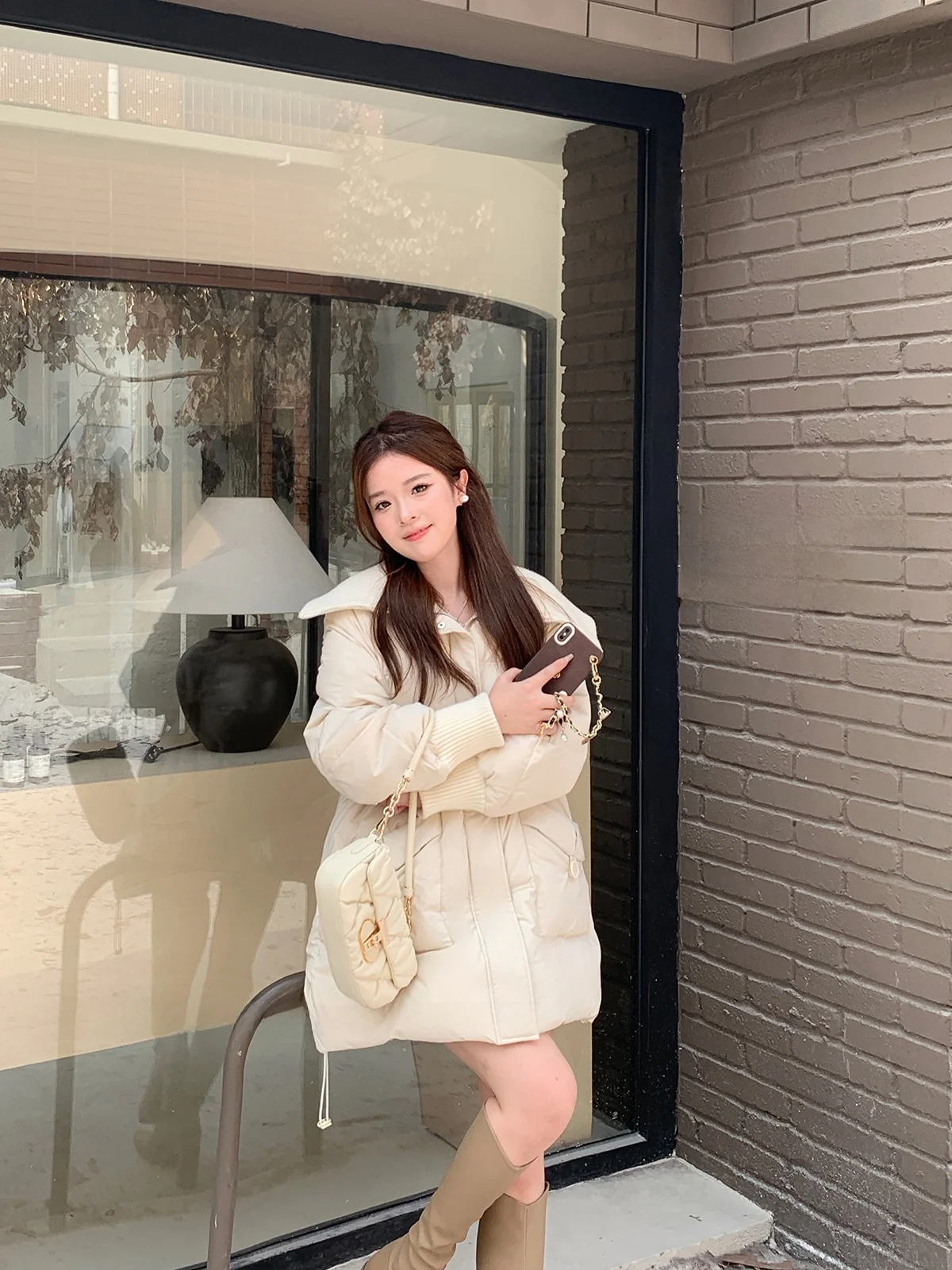 

Оригинальная куртка Rosewth из гусиного пуха: ветрозащитная, теплая, с воротником-стойкой, средней длины, для повседневной носки, из белого гусиного пера