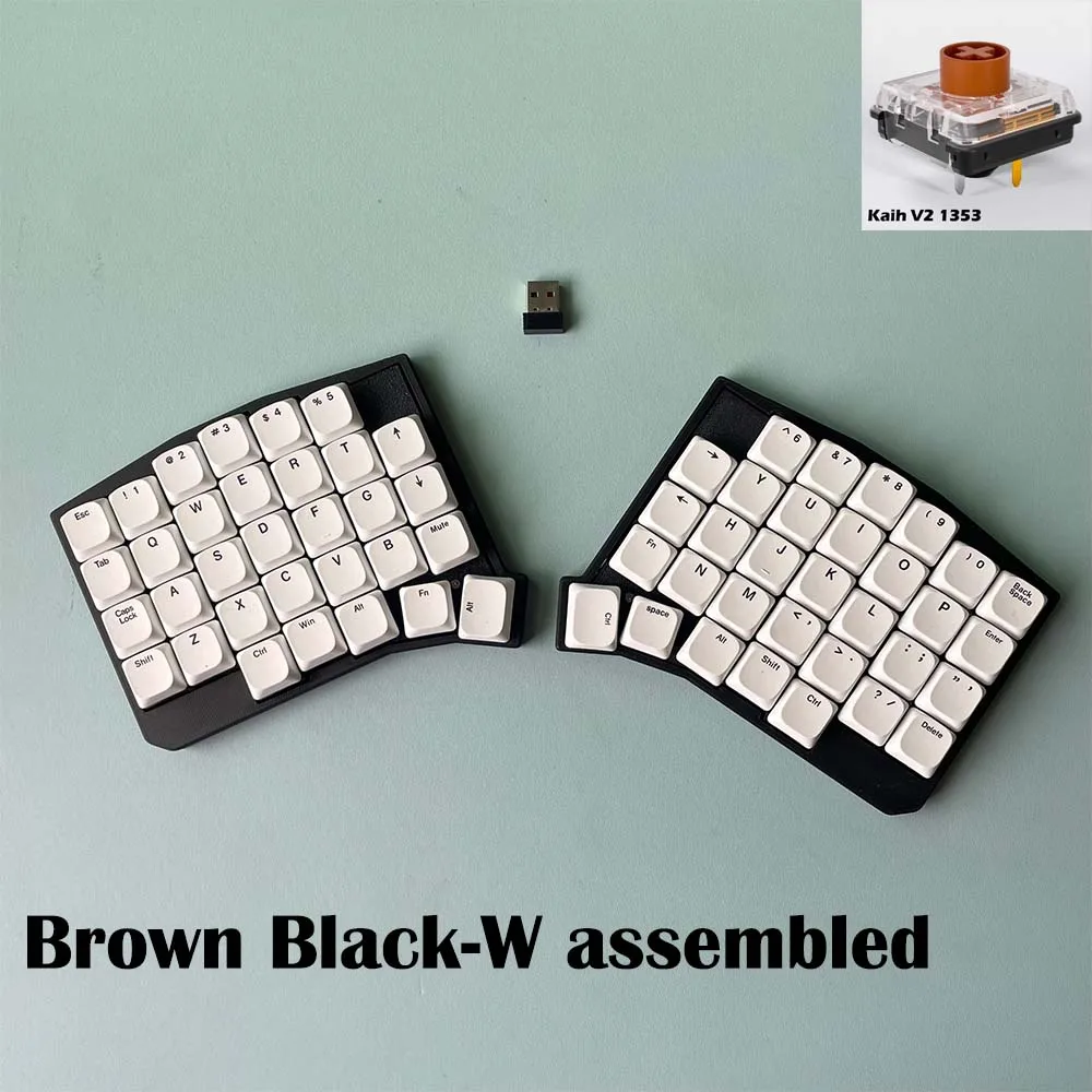 Chocソフレ ロープロファイル 分割式メカニカルキーボード 2.4G無線