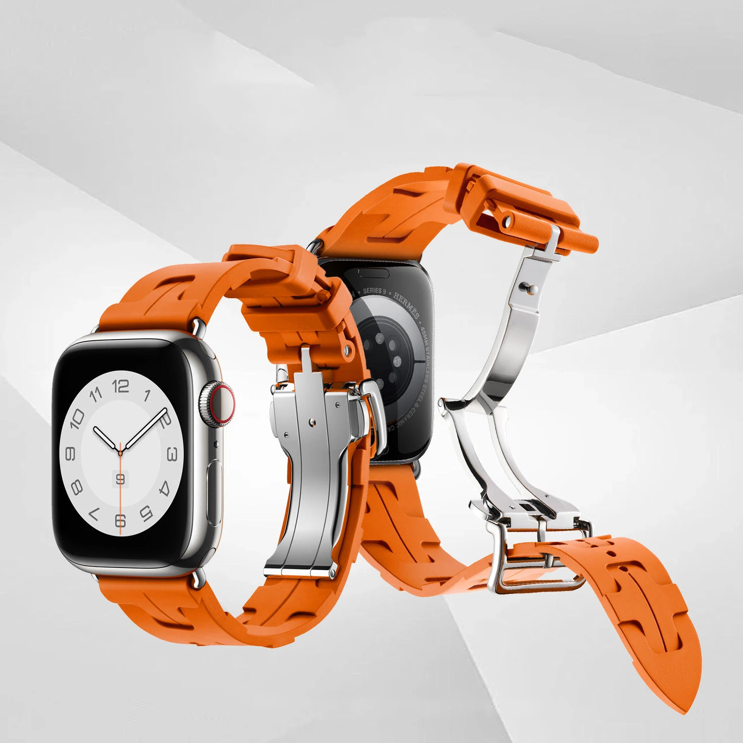 Silicone Band For Apple Watch 10 11 46mm Kilim Single Tour Strap For Apple Watch 44/42/45/49mm Watchband Bracelet Accessories