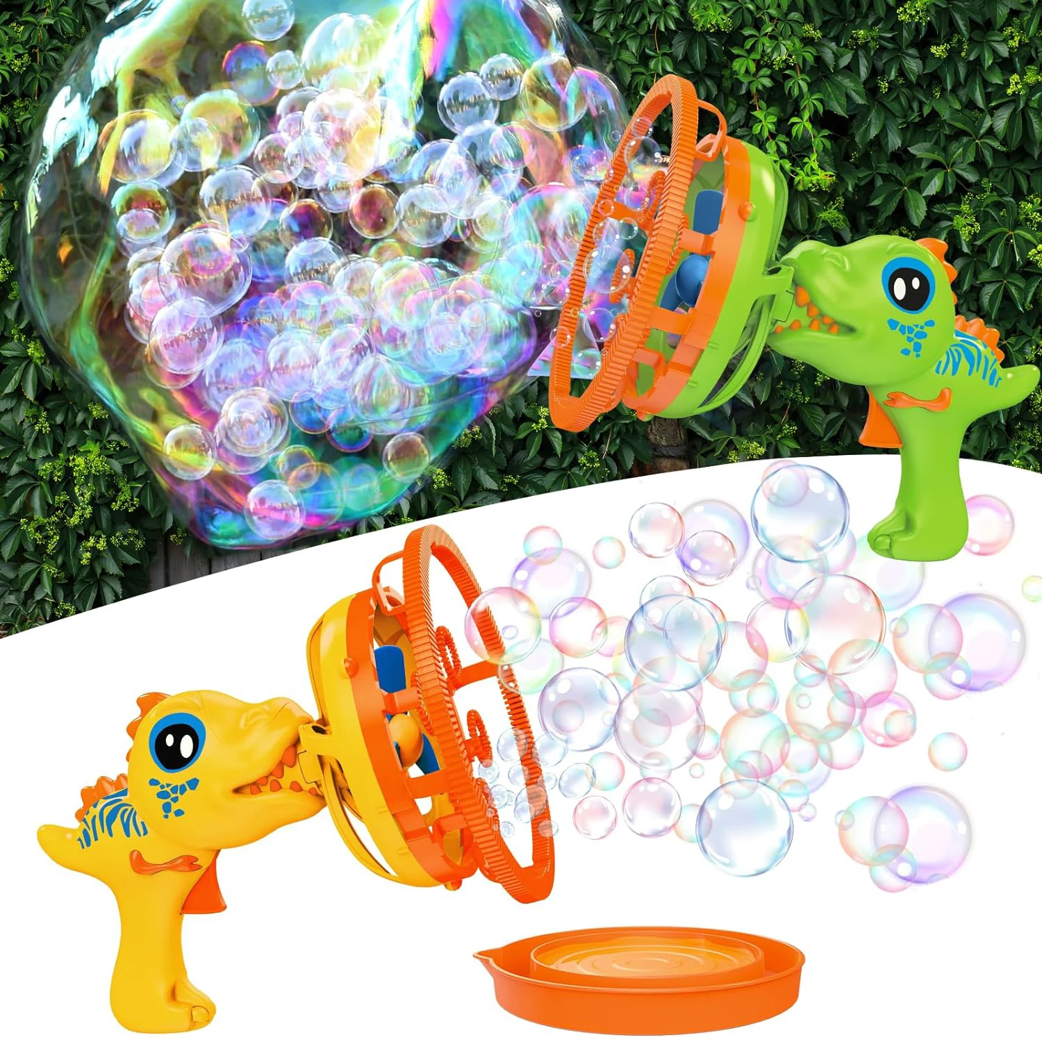 Bubble Gun Bubble Machine Dinosaurier Bubble Blower Spielzeug für Kinder Party begünstigt Geburtstags geschenke für Kinder Outdoor-Spaß Spielzeug