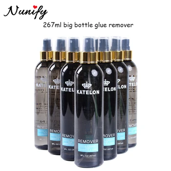 267ml שיער מסיר עבור פאת דבק גדול בקבוק נוזל מסיר קלטת ודבק חזק מסיר שיער הרחבות דבק Remover