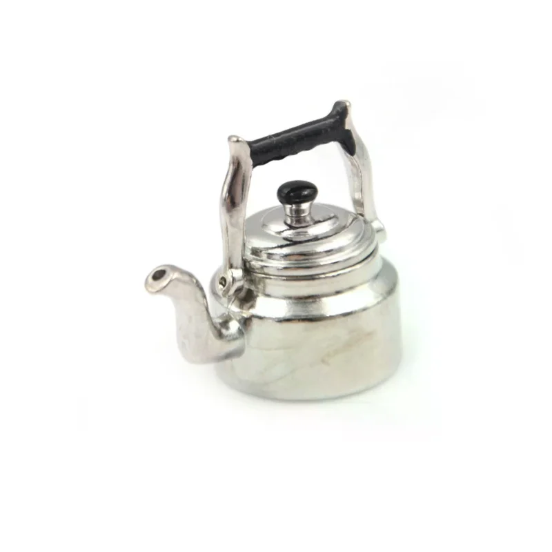 1/12 Dollhouse Miniature Tea Kettle Tea Pot For Pretend Play Furniture Toys