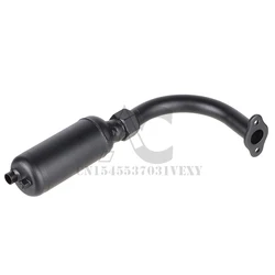 New muffler exhaust pipe for 49cc 60cc 66cc 80cc 100cc 2 stroke electric bike motorcycle exhaust pipe muffler