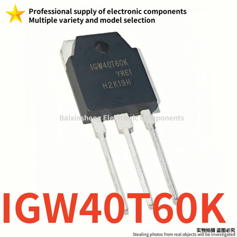 10 peças qualidade original igw40t60k TO-3P 40t60/igbt tubo único lgw40t60 tubo de alimentação 1gw40t60