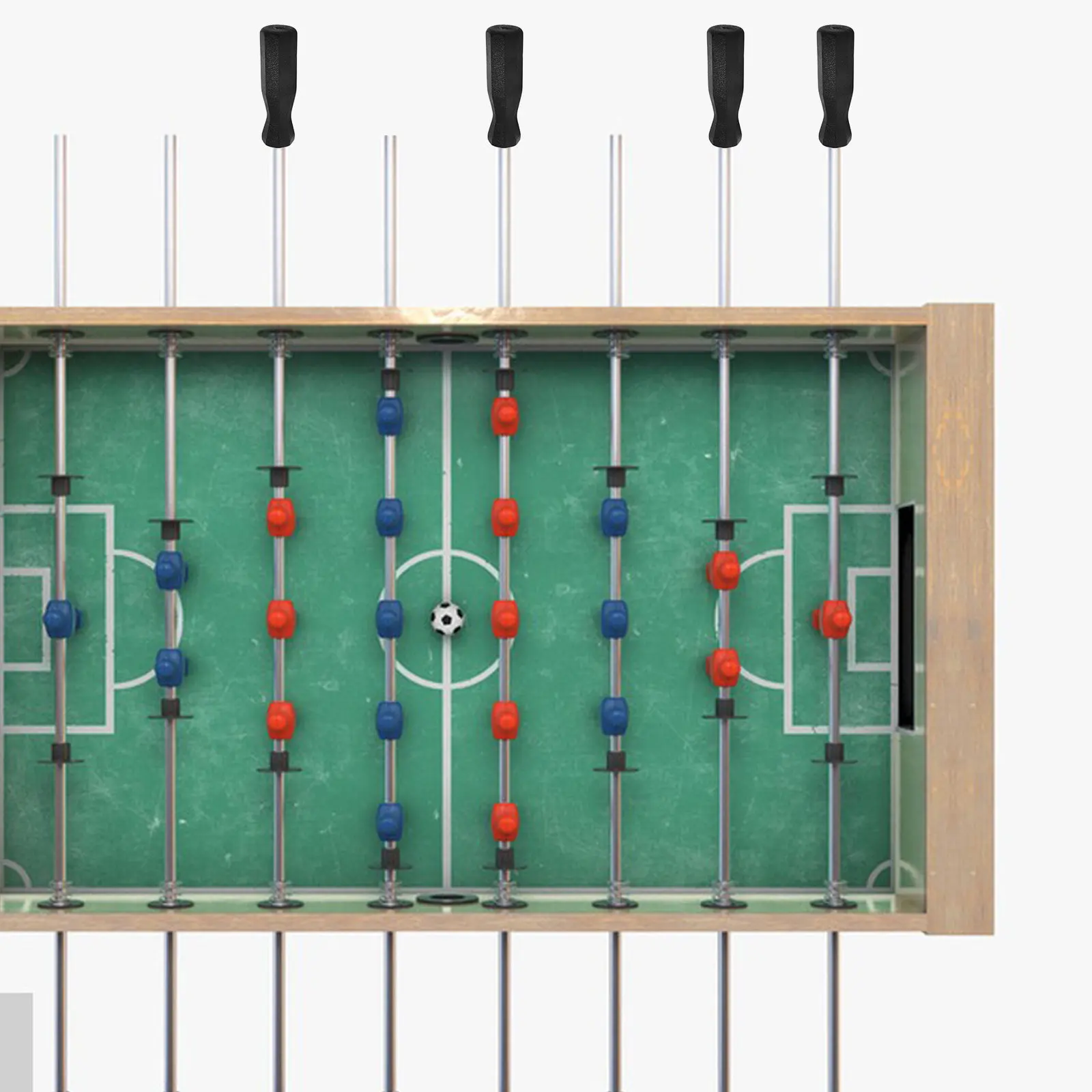 

8Pcs Foosball Table Handles Anti-Slip Plastic Grips Replacement Parts Quick Install Comfortable Football Grip Accessories