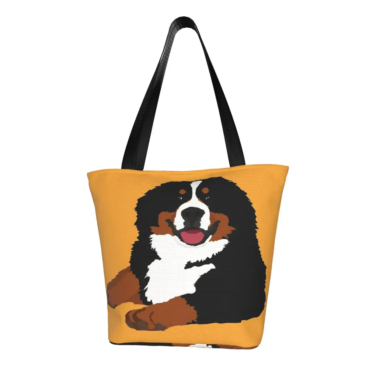 Bernese Berg Hond Casual Schouder Draagtas Grote Capaciteit Zak Met Ritssluiting Voor Het Reizen Van Halloween Cadeau