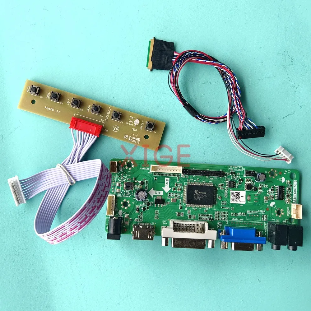

For LP133WH1-TLA1 LP133WH1-TLB1 Laptop Matrix HDMI-Compatible DVI VGA LVDS 40 Pin 13.3" 1366x768 Controller Driver Board DIY Kit