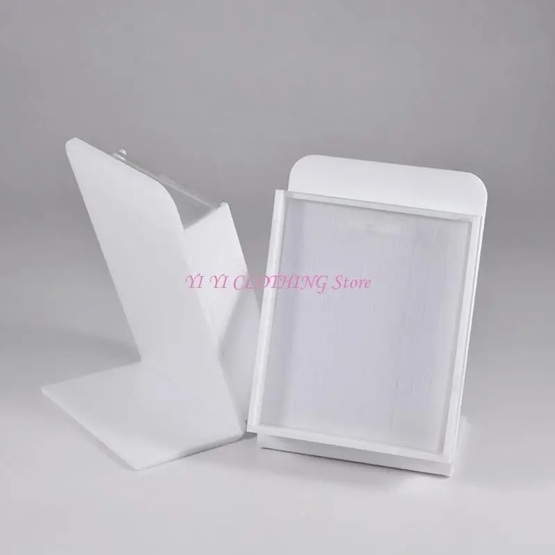 

N5KF Modern Acrylic Display Stand With Protective Cover For Earrings Nose Rings And Belly Rings Body Jewelry Holder