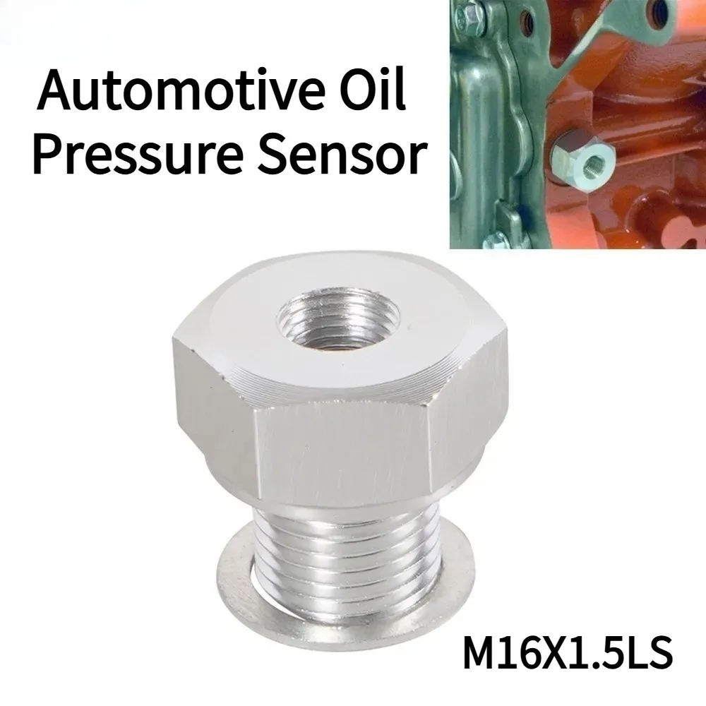 1pcs Car Oil Pressure Sensor Adapter M16X1.5LS Series Automotive Parts Aluminum Threaded Adapter