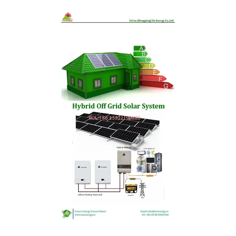 WMWMNU for Tai Energy Complete Home 5kw 10kw Inverter Off Grid Solar Power System