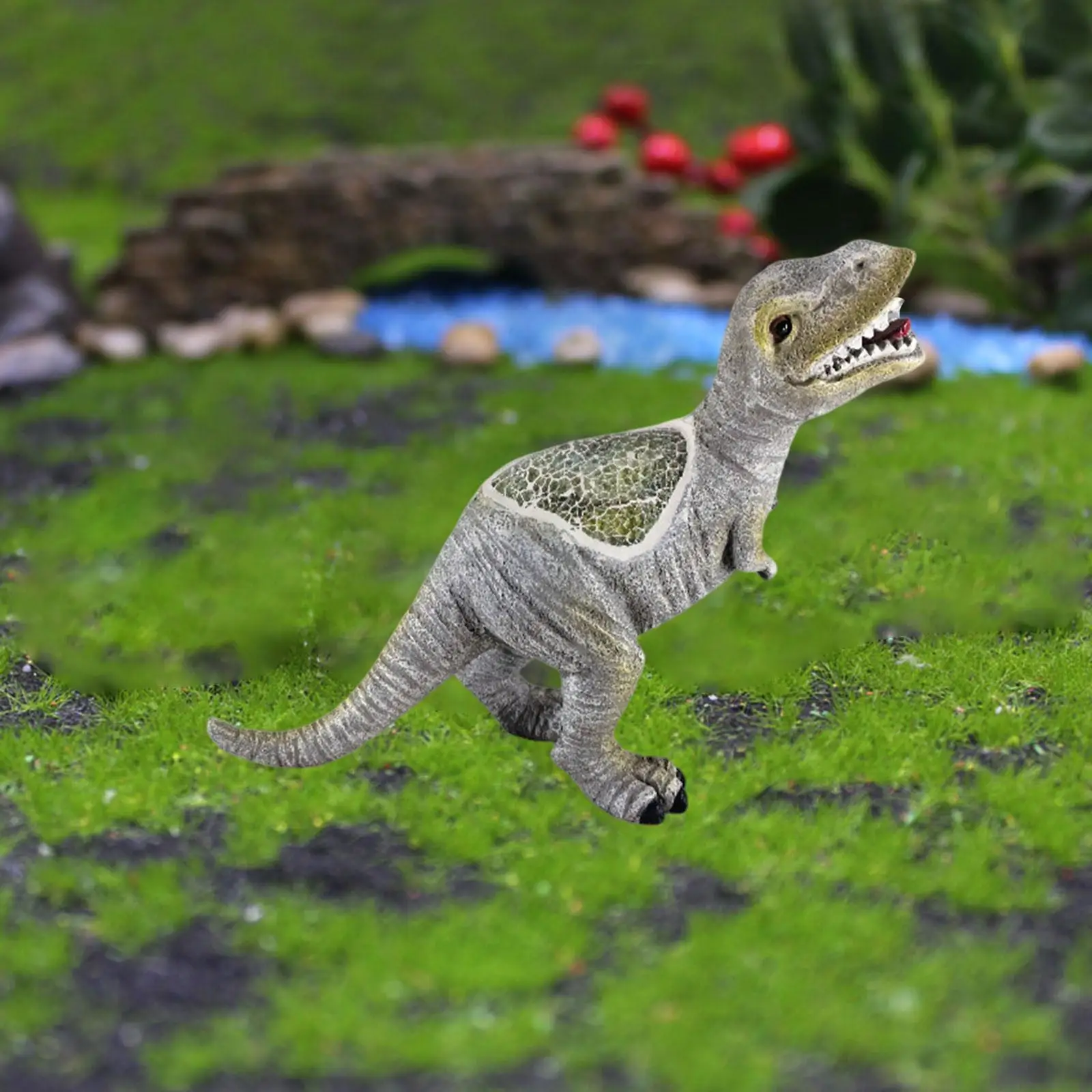 

Solar Dinosaur Statue Dinosaur Sculpture for Outdoor Indoor Garden Farmhouse