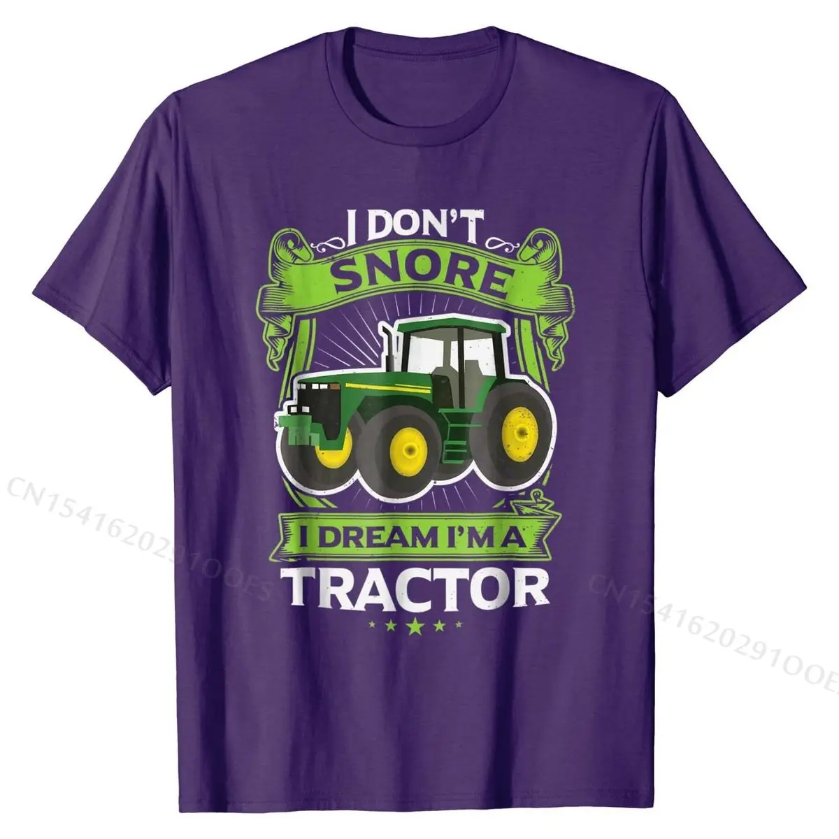 Farmer Snore Dream Tractor T Shirt Farm Cow Country Gift Tee Funny Top T-shirts Cute Tees Cotton Mens Normal