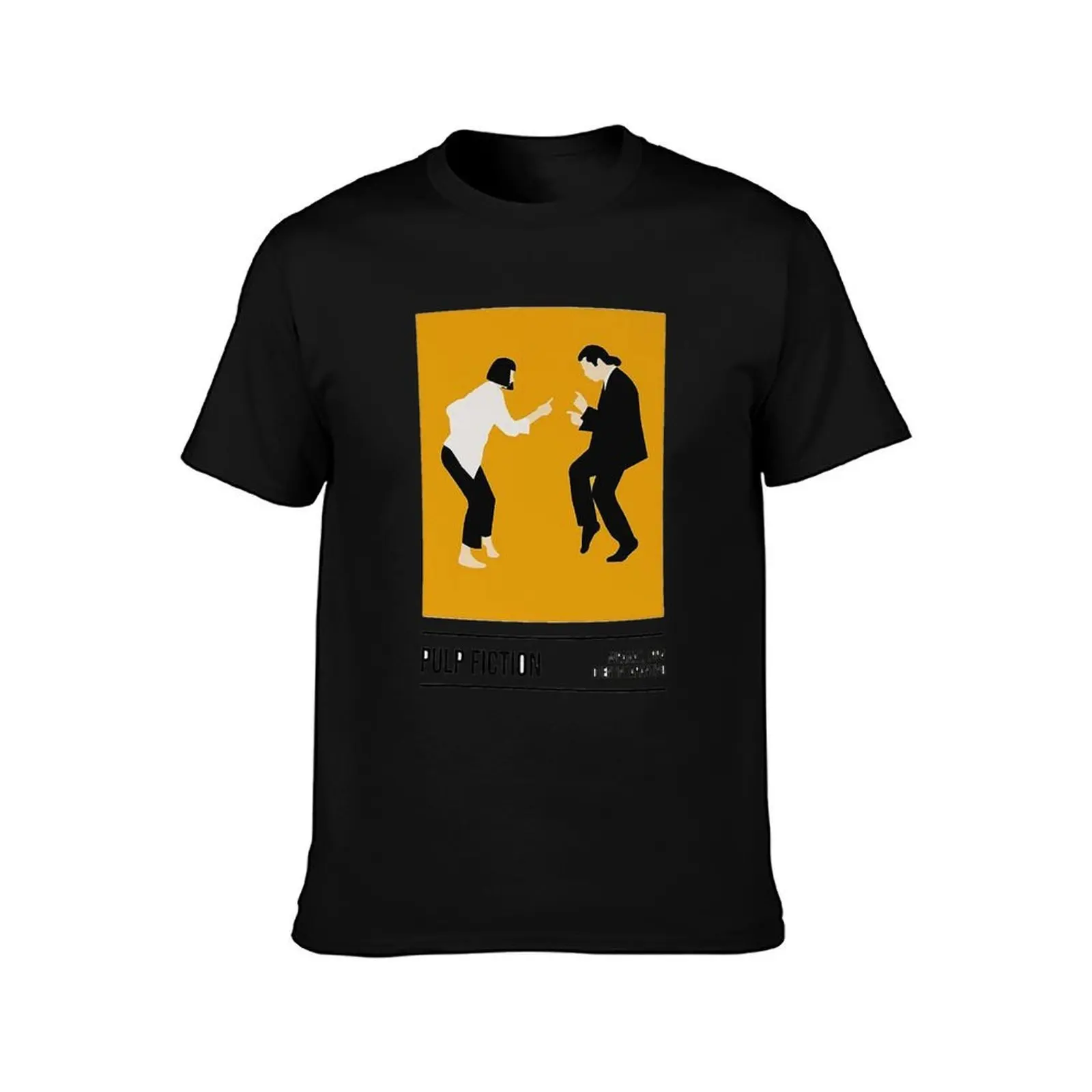 quentin tarrantino dance T-Shirt, Summer Casual Cotton Tee, Oversized Streetwear Tops, Vintage Graphic Print, Unisex Men Women