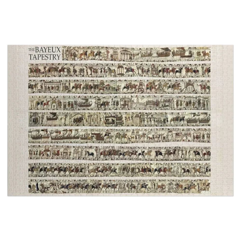 The COMPLETE Bayeux Tapestry Jigsaw Puzzle Wood Name Toddler Toys Puzzle