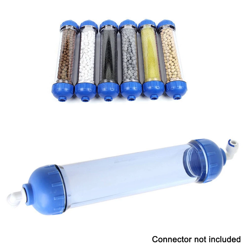 Purificador de agua de carcasa Universal, tubo de filtro de agua de ósmosis inversa transparente, Kit de piezas de carcasa T33, DIY