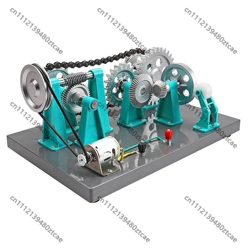 Mechanical Gear Transmission Model STEM Educational Assembly Learning Toy Gearbox Exploration Kit