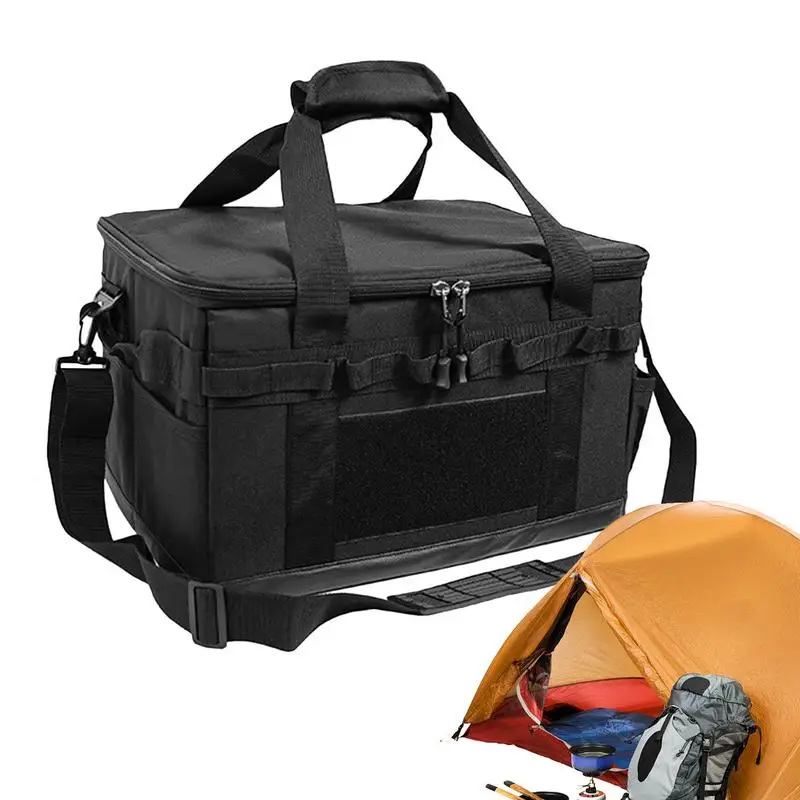 Outdoor Camping Gas Tank Storage Bag 30L Large Capacity Ground Nail Tool Bag Gas Canister Picnic Cookware Kit waterproof Bag