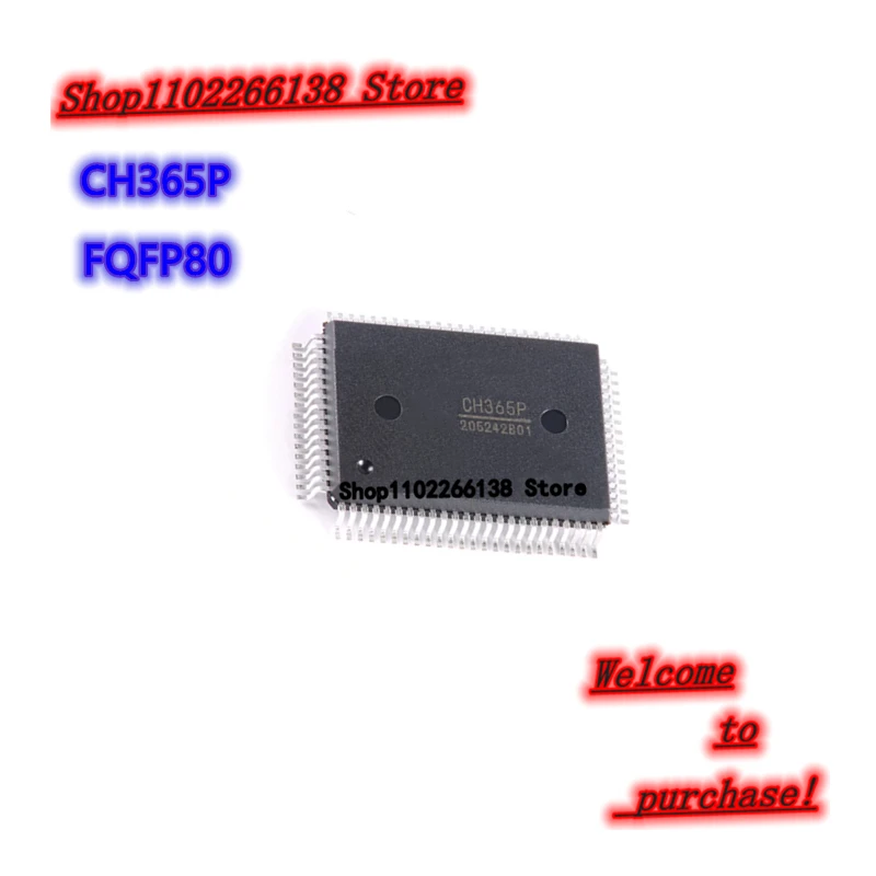 CH365P CH365 FQFP-80 Chip IC 1pcs/lot