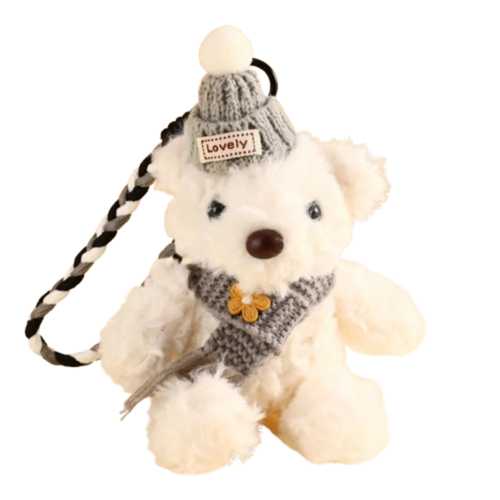 

ПП хлопок нагрудник медведь плюшевый брелок анти-потерянный креативный шарф с подвеской в виде медведя милая сумка украшения подарки для детского сада