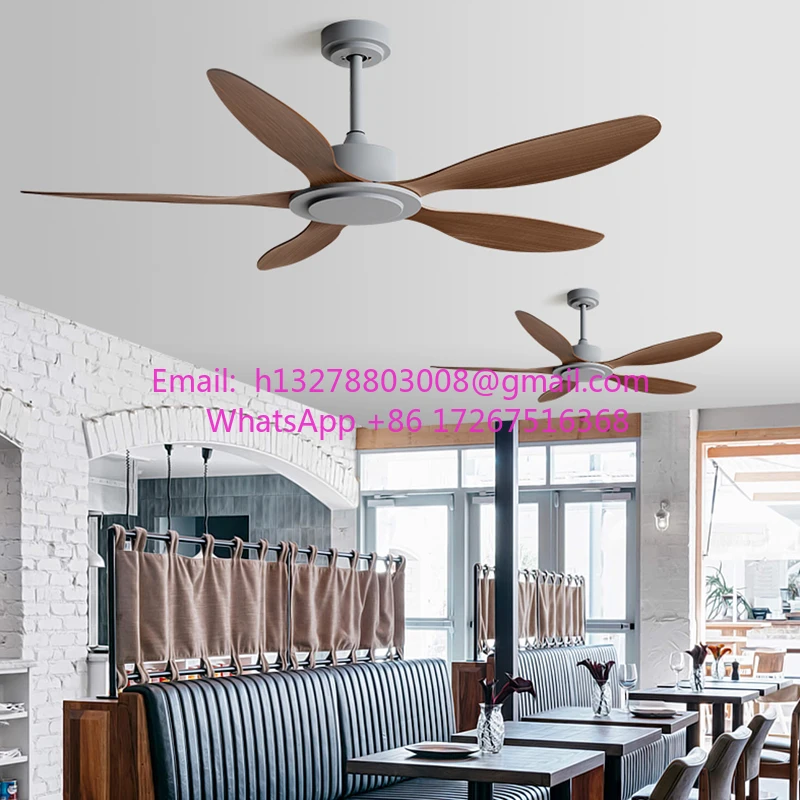 

ceiling fan living room dining room household retro fan silent frequency conversion commercial industrial no light electric fan