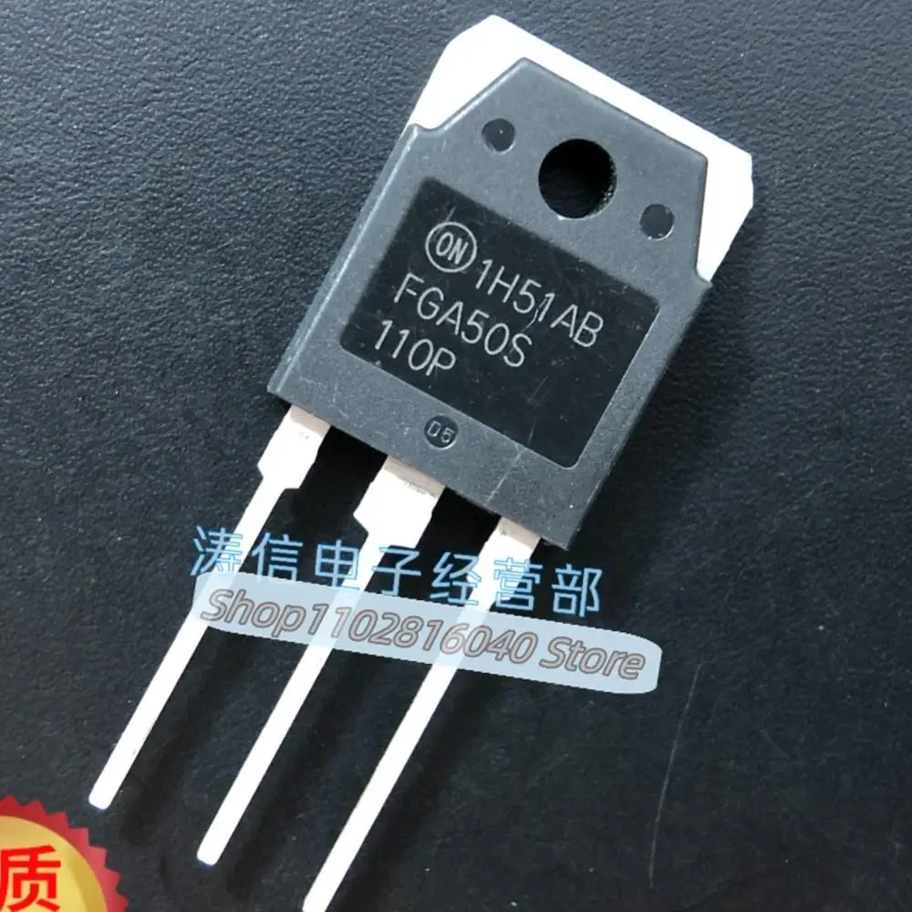 10PCS/Lot FGA50S110P  IGBTTO-3P 1100V 50A  Best Quality Imported Original Spot