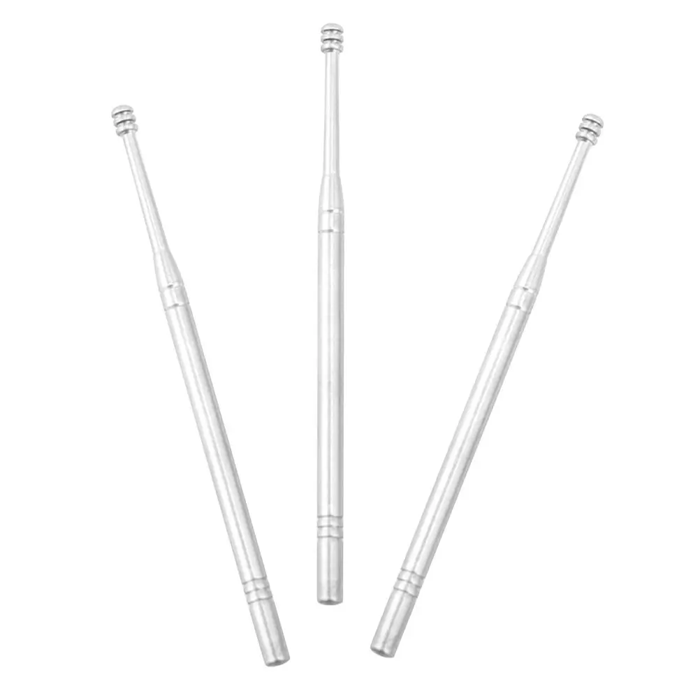 3Pcs Multi-Size Ear Cleaning Tools Stainless Steel Spiral Earpick Tweezers for Efficient Earwax Removal Soothing Massage Ear