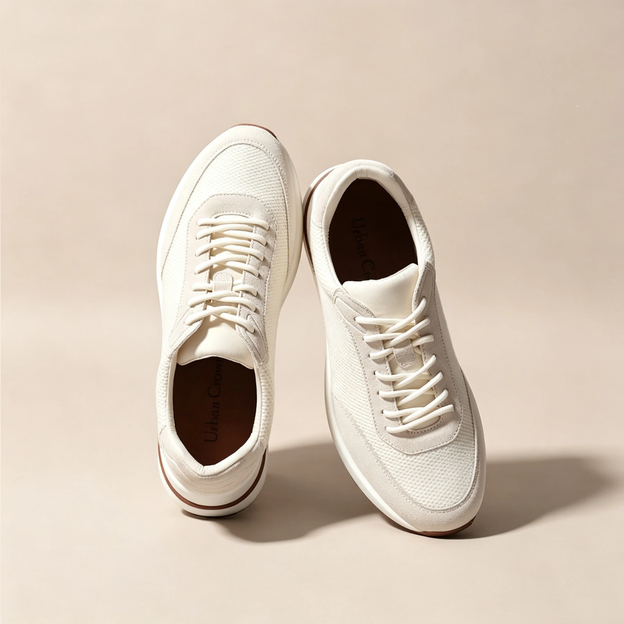 Breathable Mesh Summer Men's White Clean Feeling Thick Bottom Heightening Casual Sports Versatile Low Top Fashion Sneakers