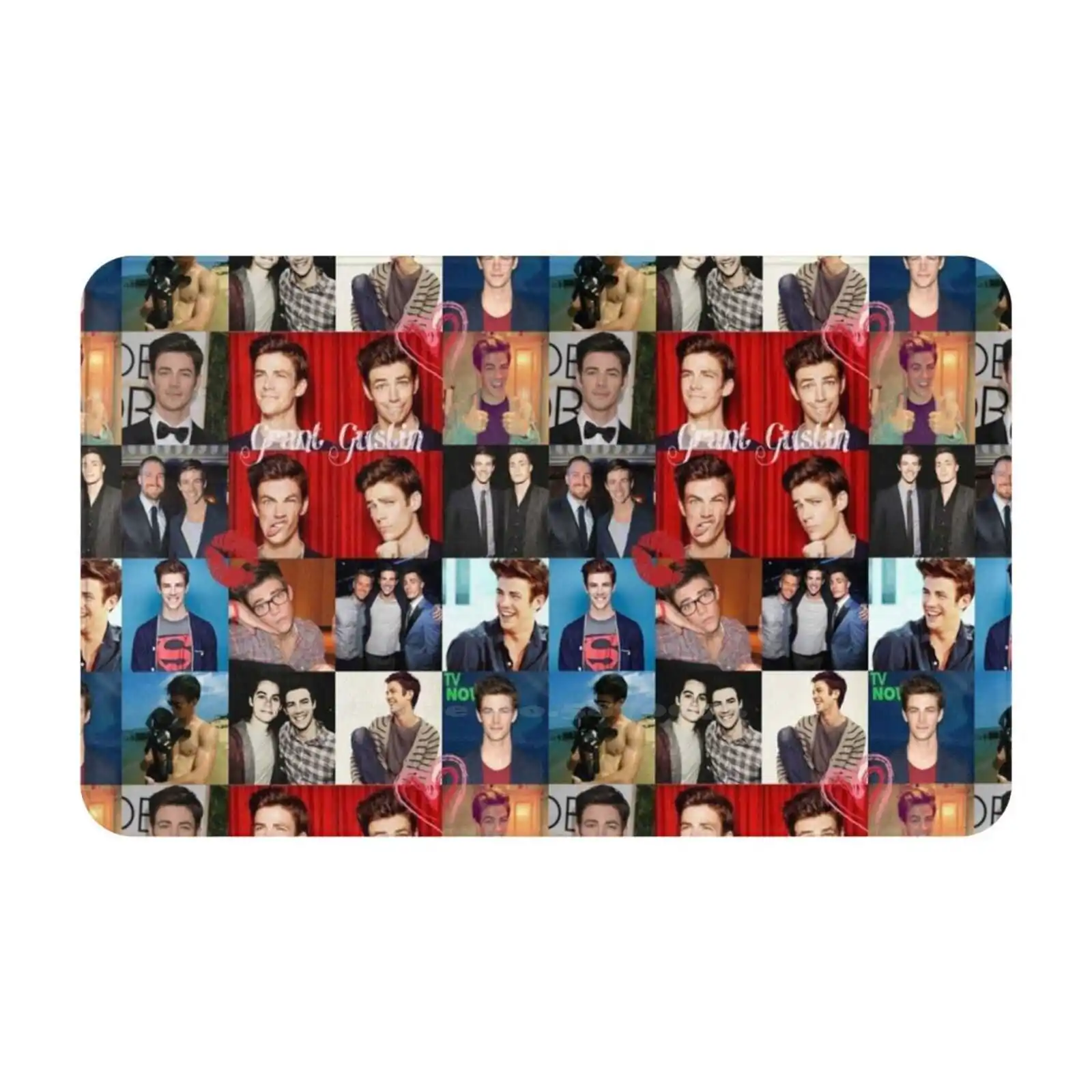 Grant Gustin Soft Foot Pad Room Goods Rug Carpet Grant Gustin Glee Smythe Barry Allen