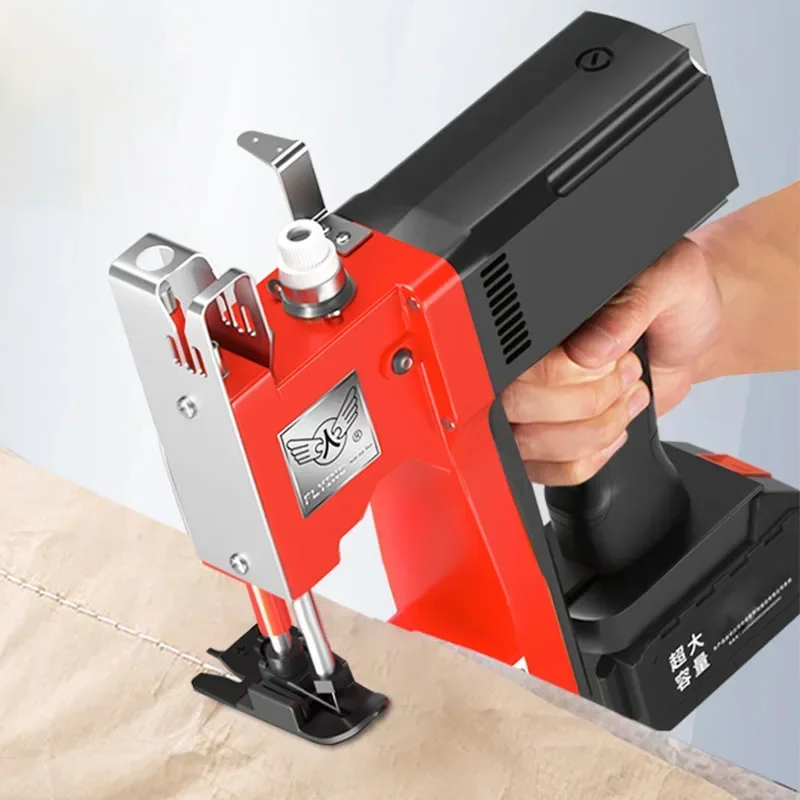 

Портативная швейная машина, сельскохозяйственная машина для зачистки текстильных вязаных сумок, автоматическая упаковочная машина для тканых сумок