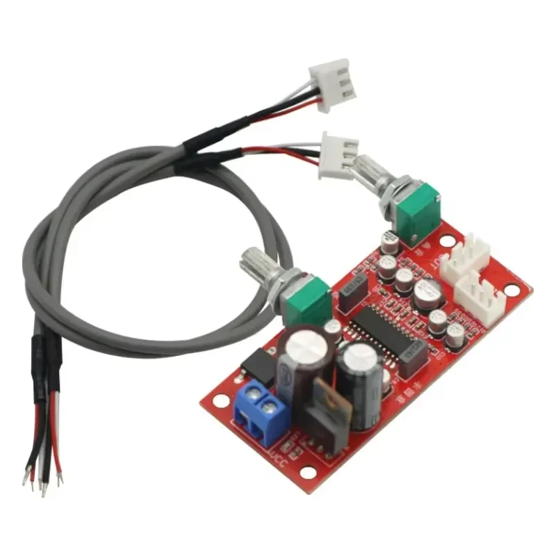 1PCS BA3884 Tone Amplifier Preamplifier Board BBE Sound Effect Exciter Improve Treble Bass Volume Control Module
