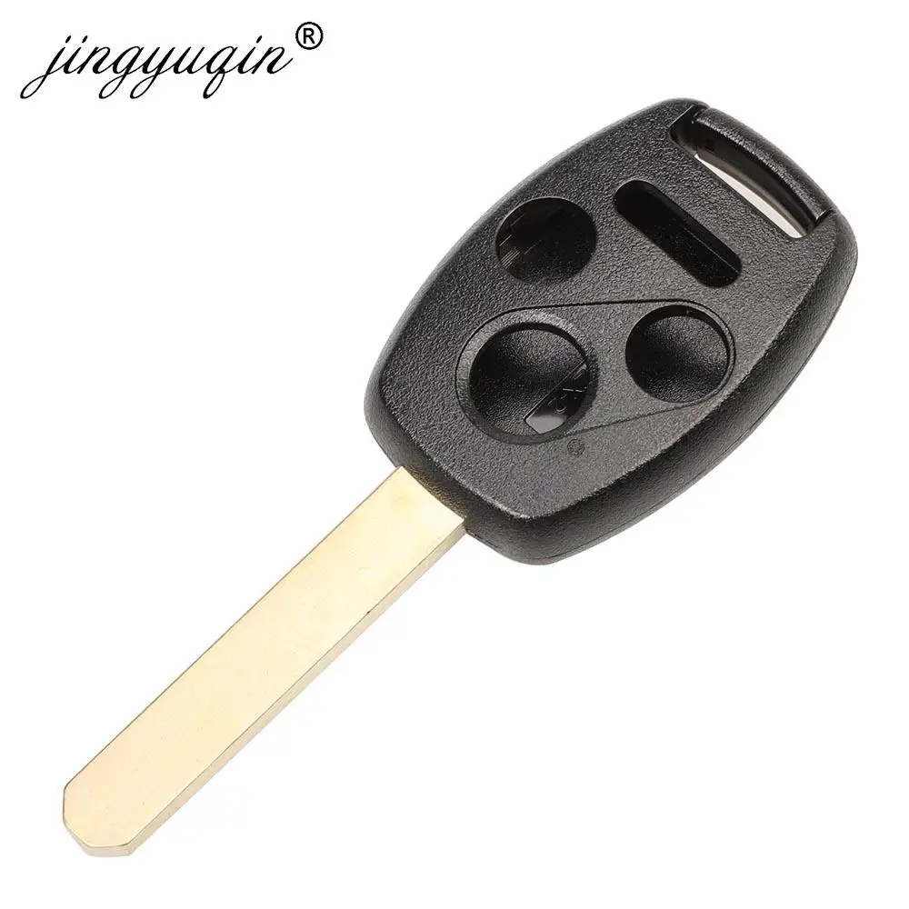 Jingyuqin – clé télécommande d\'entrée sans clé, 2 boutons, pour Honda Civic CRV Jazz HRV, sans puce