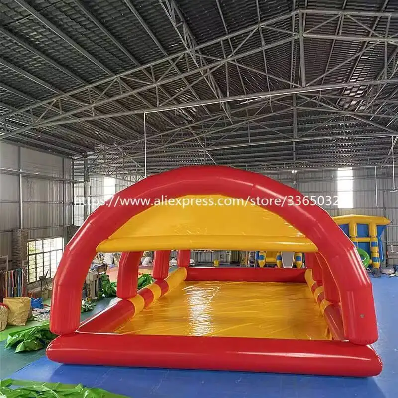 Piscina gonfiabile mobile per bambini in PVC di grado commerciale con tenda sul tetto in vendita