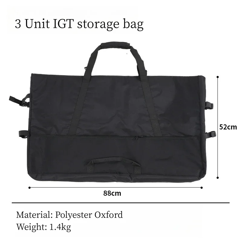 3 Unit IGT Table Storage Package Outdoor Camping IGT Table Accessories Portable Oxford Cloth 3-unit Desktop Frame Storage Bag