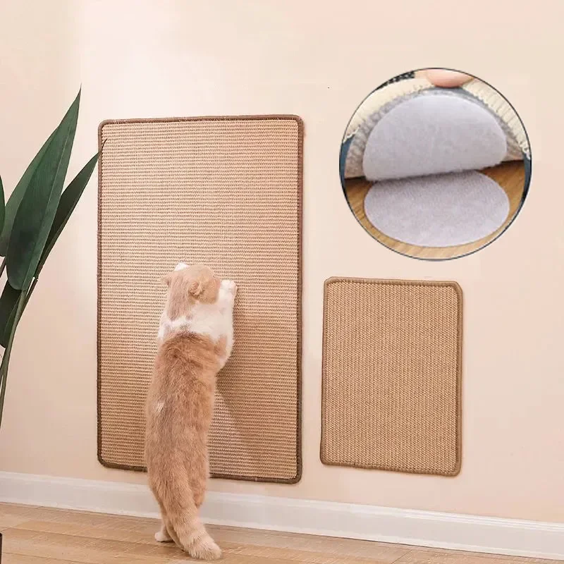 Cat Scraper  Sisal Pad  Cat Training Scratch Pad Table Leg Cat Scratcher Furniture Protection Mat Sofa Protector Scratch Carpet