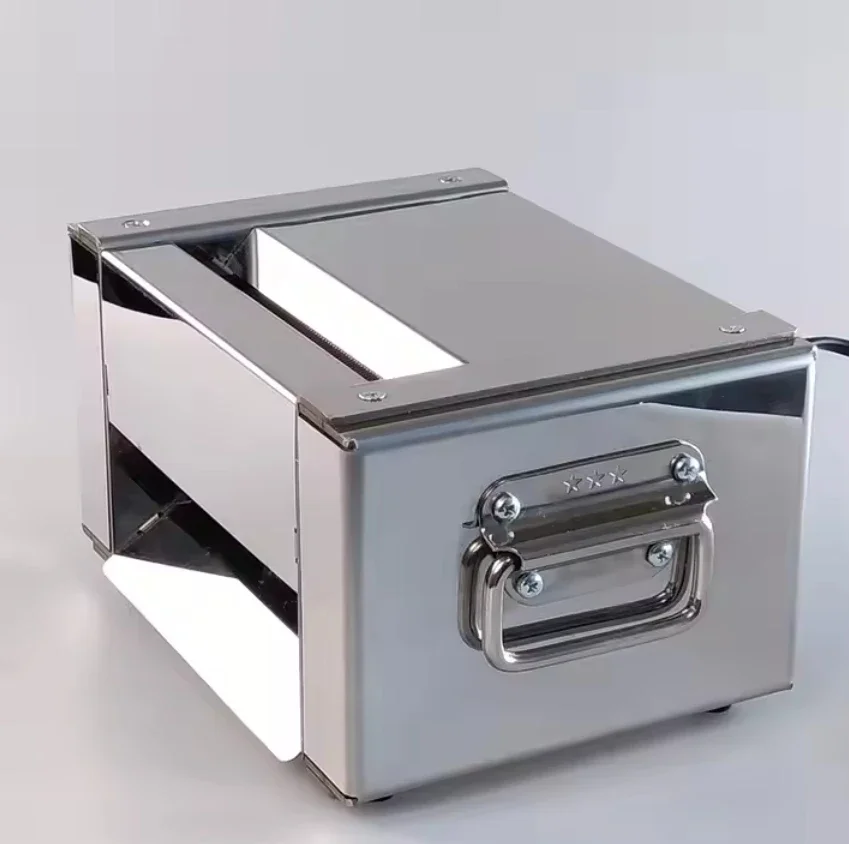 Stainless Steel Electric Grinder Tobacco Cutter 0.8mm Machine for Personal Use Cutting Leaves or Herbs Shredder