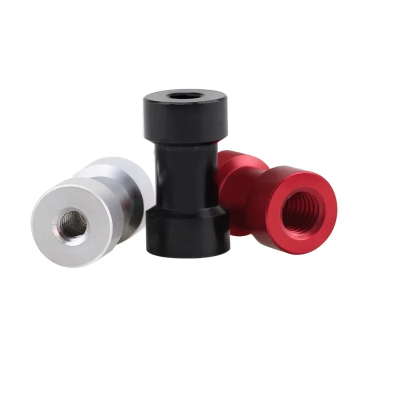 

3pcs 3/8 turn 1/4 connector conversion extension screw for camera bracket aluminum alloy adapter lamp holder nut top post