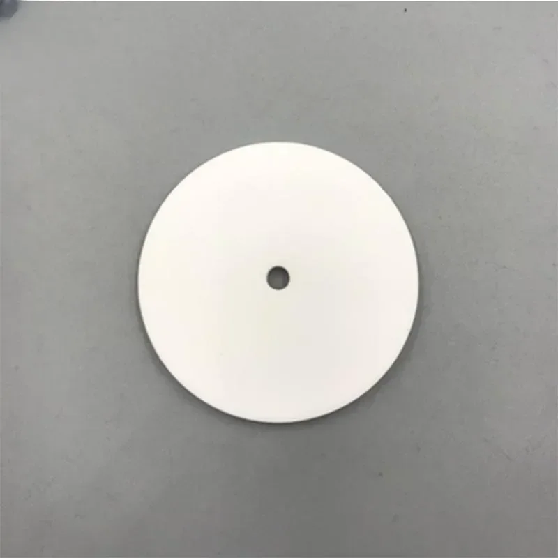 

10PCS Insulated Heat Dissipation Ceramic Wafers Al2O3 95 Alumina Round Plate With Hole Aluminum Oxide Electric Ceramics