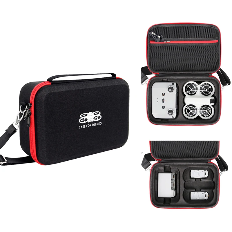 حقيبة محمولة للتحكم عن بعد 5 شاحن بطارية بطارية بتلر حقيبة يد للتخزين حقيبة كتف لملحقات طائرة DJI NEO بدون طيار