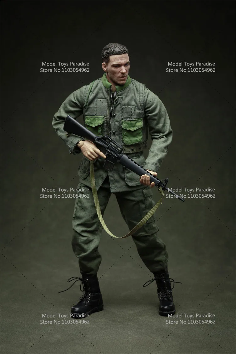 In Stock WHOHO TOYS 1/6 Collectible Figure Vietnam War Men Woman Soldier Full Set 12 Inch Movable Action Figure Model Fans Gifts