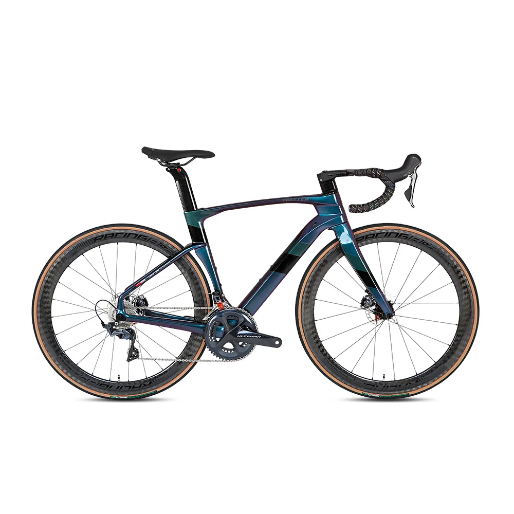 Professional 700C Carbon Road Bike Disc Full Hydraulic R8020 22 Speed Cyclocross Gravel Bicycle