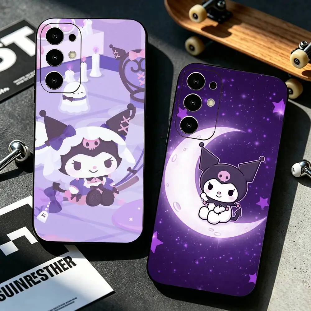 Girl Loved Kuromis Cartoon  Phone Case For Samsung S25,S24,S21,S22,S23,S30,Ultra,S20,Plus,Fe,Lite,Note,10,Black Cover