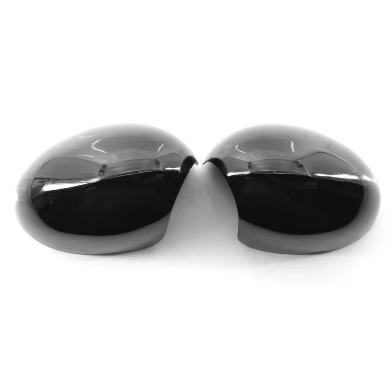 Side Mirror Cover Set L+R Pair Door Wing Mirror Cover Casing Replacement for Mini R55 R56 R57 R58 R59 R61