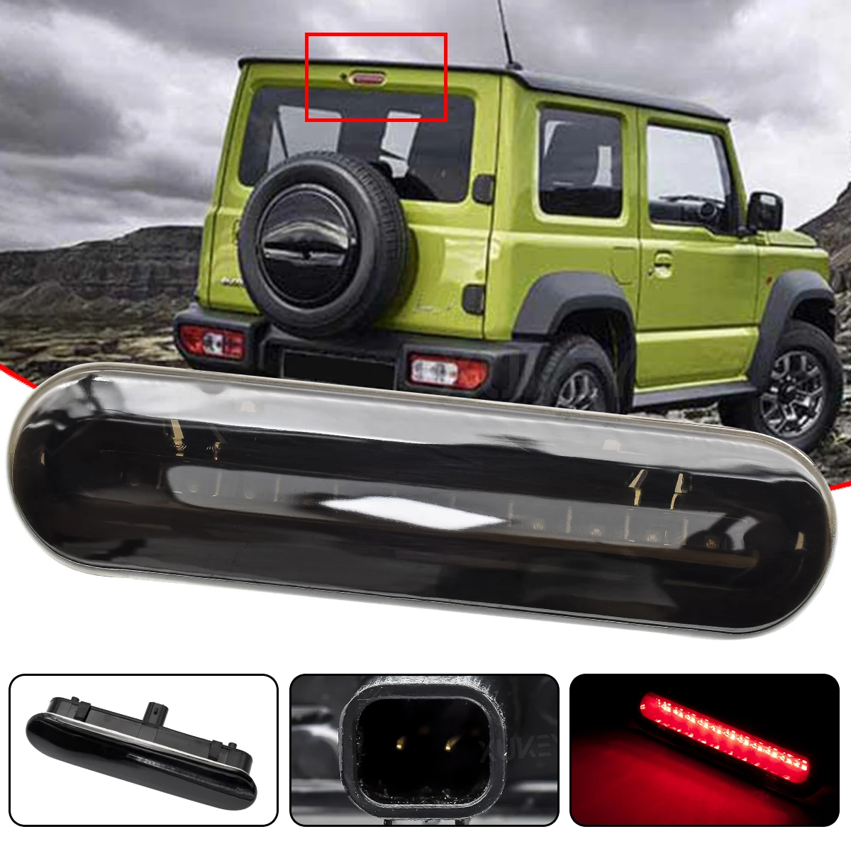 LED Lighting Upgrade Rear Brake Light Central High Mounted Stop Lamp For Suzuki Jimny JB64W JB74W Sierra 2019 Jimny Accessories