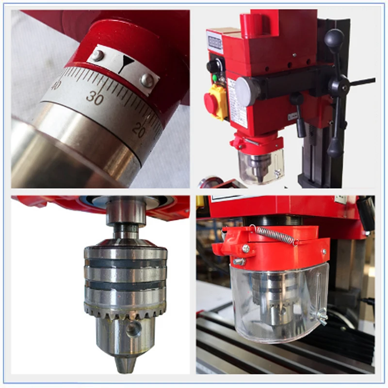 Mini Milling Machine 750W Brushless Motor Digital Display Drilling Machine