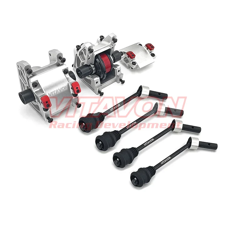 VITAVON Combo Set( Diff Case+Spider Gear+Diff Gear+Ball Drive Shafts+Front&Rear Bulkhead)For DBXL E 2.0 DBXL GAS