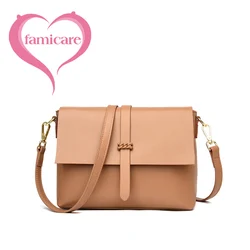 Borsa da donna di moda coreana borsa a tracolla ascellare di lusso femminile borsa a tracolla piccola con patta quadrata in pelle divisa da donna